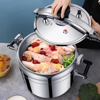 Autocuiseur Commercial 50L épaissi grande capacité cuisinière à Induction à gaz universel antidéflagrant autocuiseur domestique 2