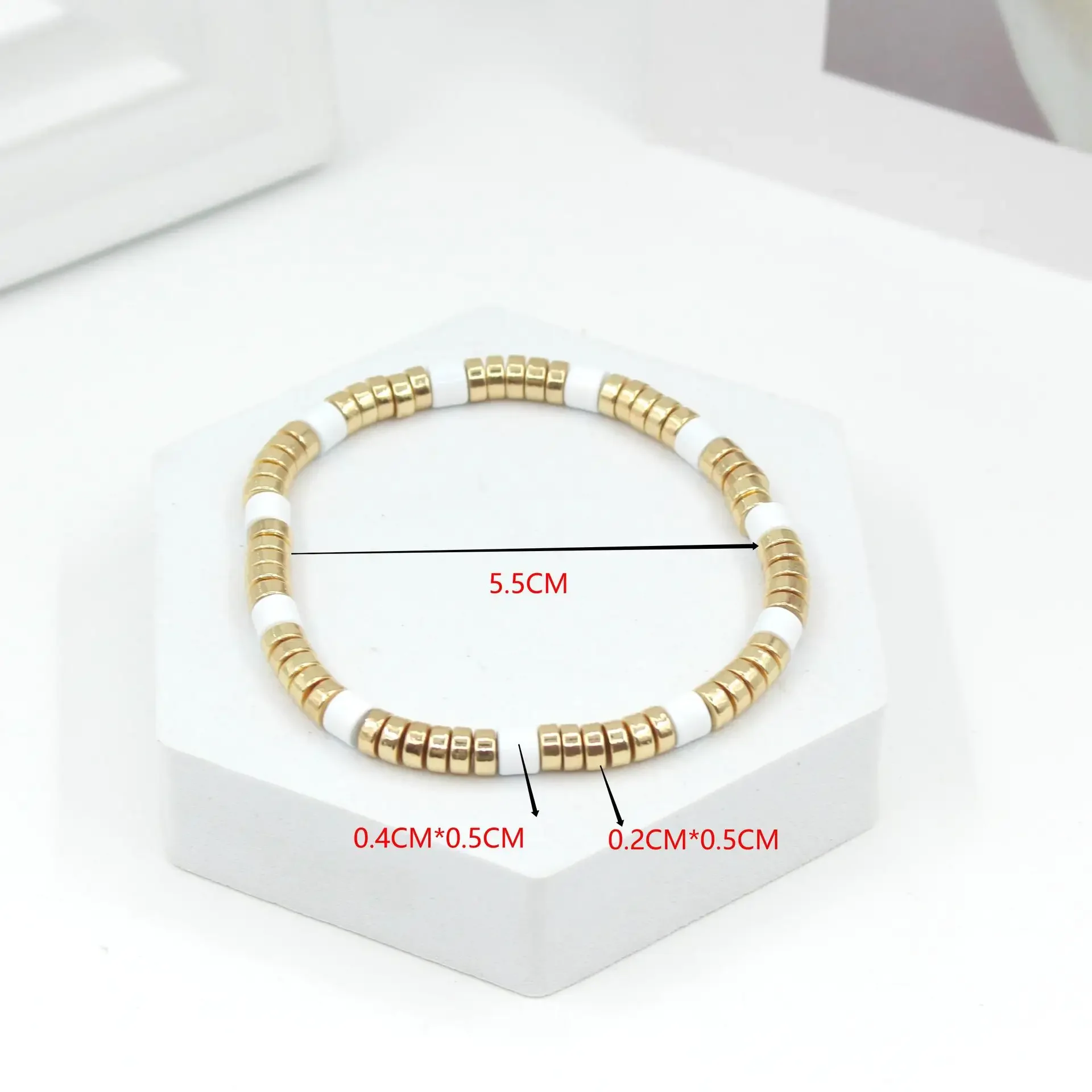 Bracelet Jewelry Bohemian Enamel White Women's Bracelet