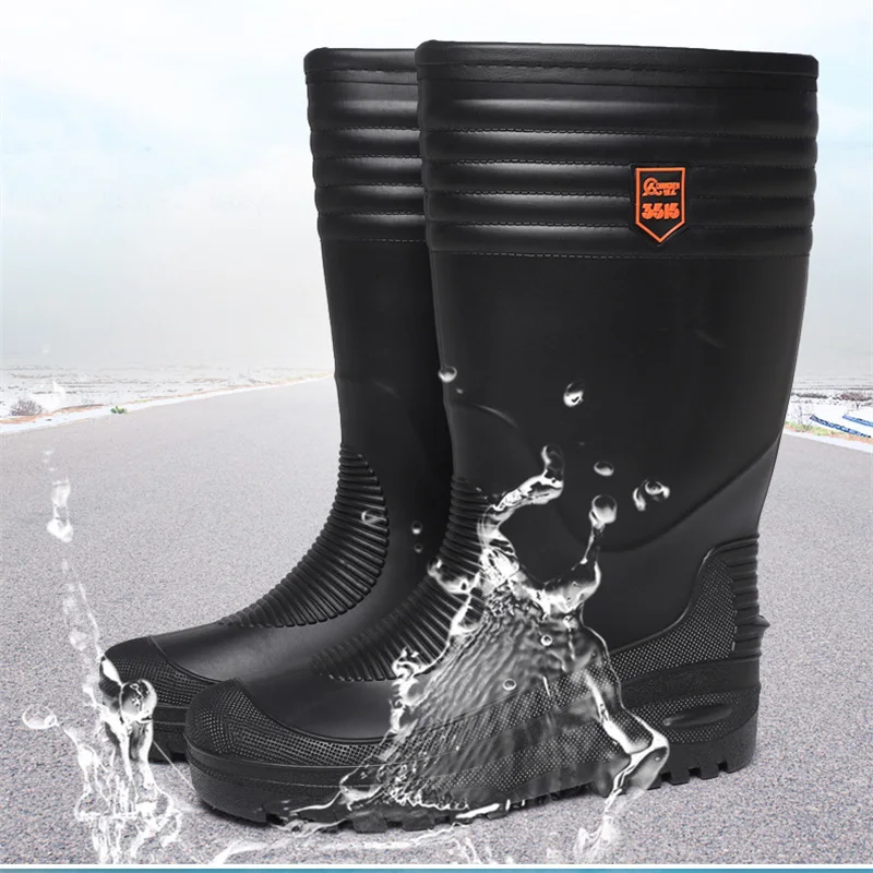Winter Waterproof Men Women Fishing Hunting Rain Boots Warm Inner Liner Snow Boots Reef Rock Upstream Antislip Sole Shoes