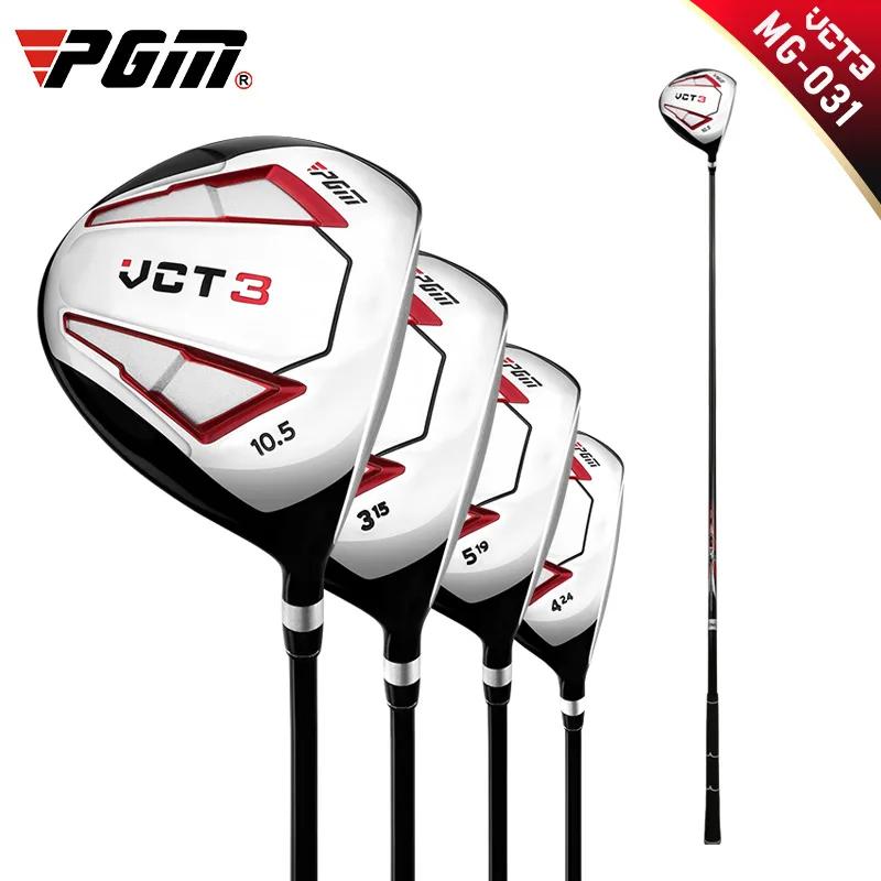 PGM VCT3 Golf Clubs Men Right Hand Aluminum Alloy Head Drivers Fairways Hybrids Wood Pole 1/3/5/U4 Carbon Shaft MG031 golf club