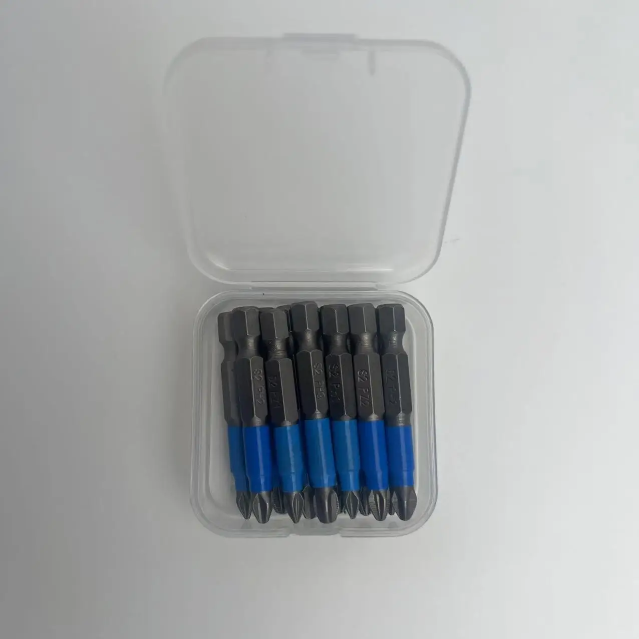 12 Stück magnetische Schraubendreher-Bits aus S2-Stahl mit Box PZ1 PZ2 PZ3 PH1 PH2 PH3 für elektrische Bohrmaschine und Elektroschrauber – Detail 6