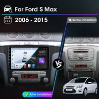 Srnubi 2Din autoradio pour Ford S Max S-MAX 2007-2015 Multimidia lecteur vidéo Android Auto CarPlay GPS Navigation stéréo Audio FM 2