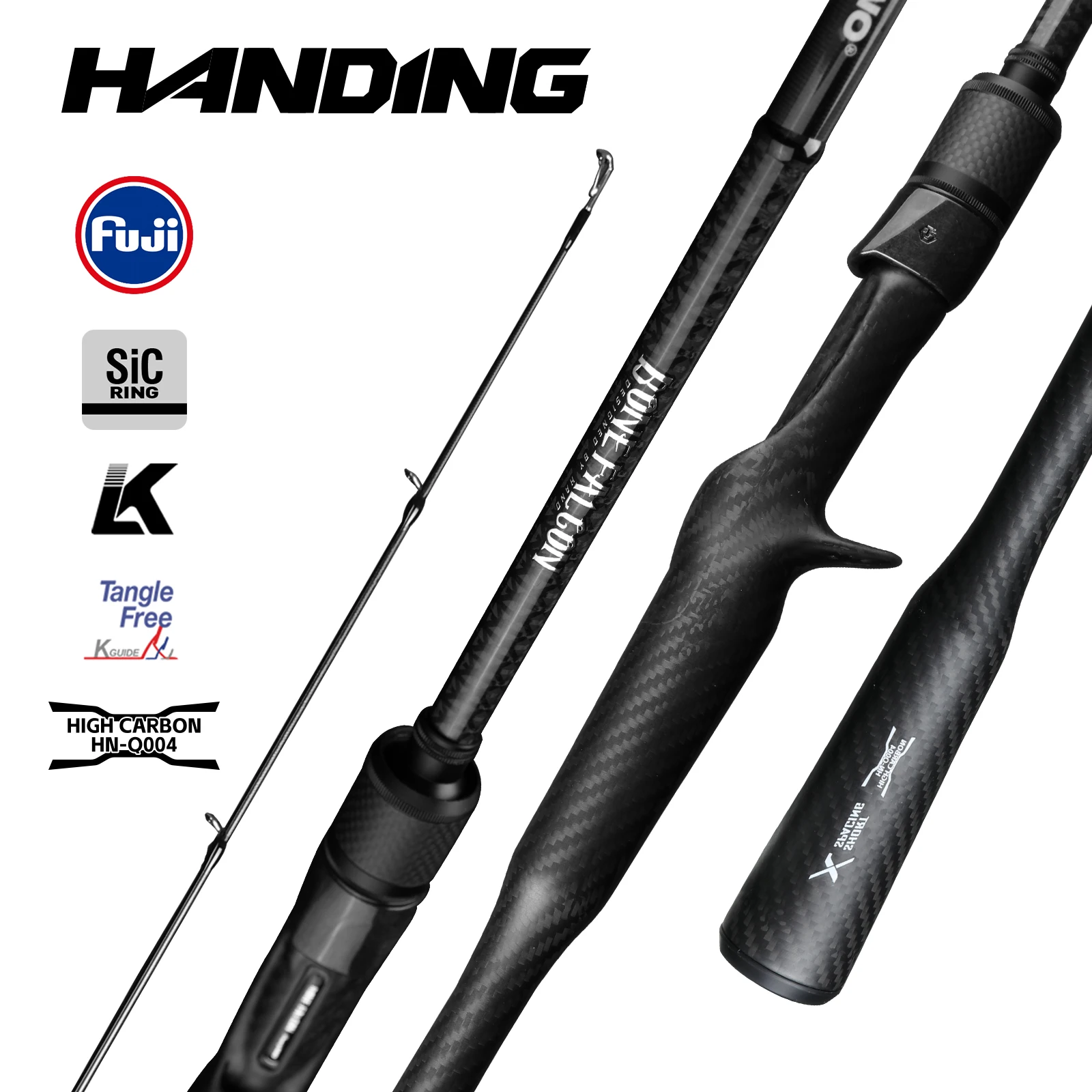HANDING BONE FALCON Fishing Rod Fuji SIC Guide Ring M40X Carbon