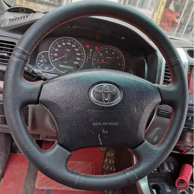 Pour Toyota Land Cruiser Prado 90 100 120 150 200 300 Fj Cruiser, Couverture De Volant De Voiture 3D Accessoires Auto Antidérapants