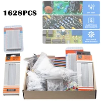 Electronic Component Package 1628PCS, Breadboard, Resistors Capacitor Diode, Dupont Wire, PCB Board, Transistor Kit - Image 2