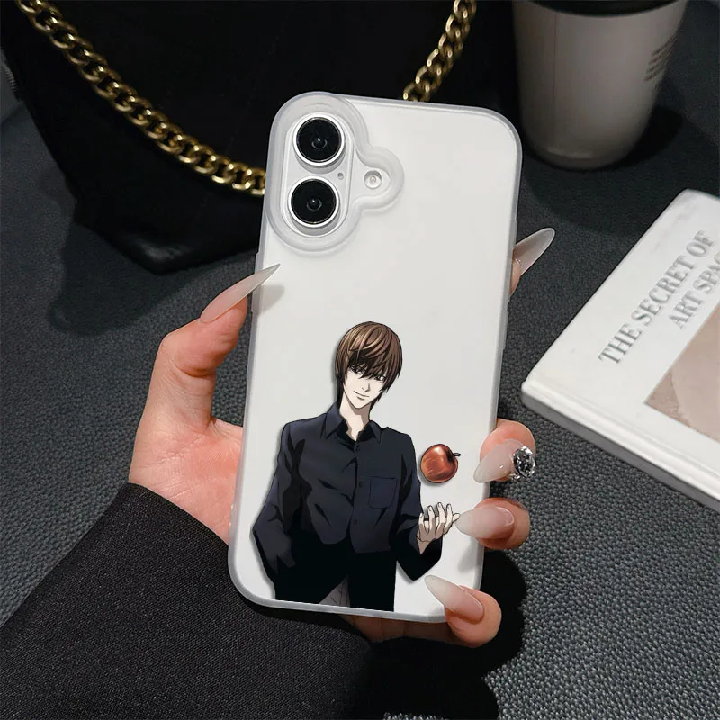 Death Note Character Pattern Soft Phone Case Cover