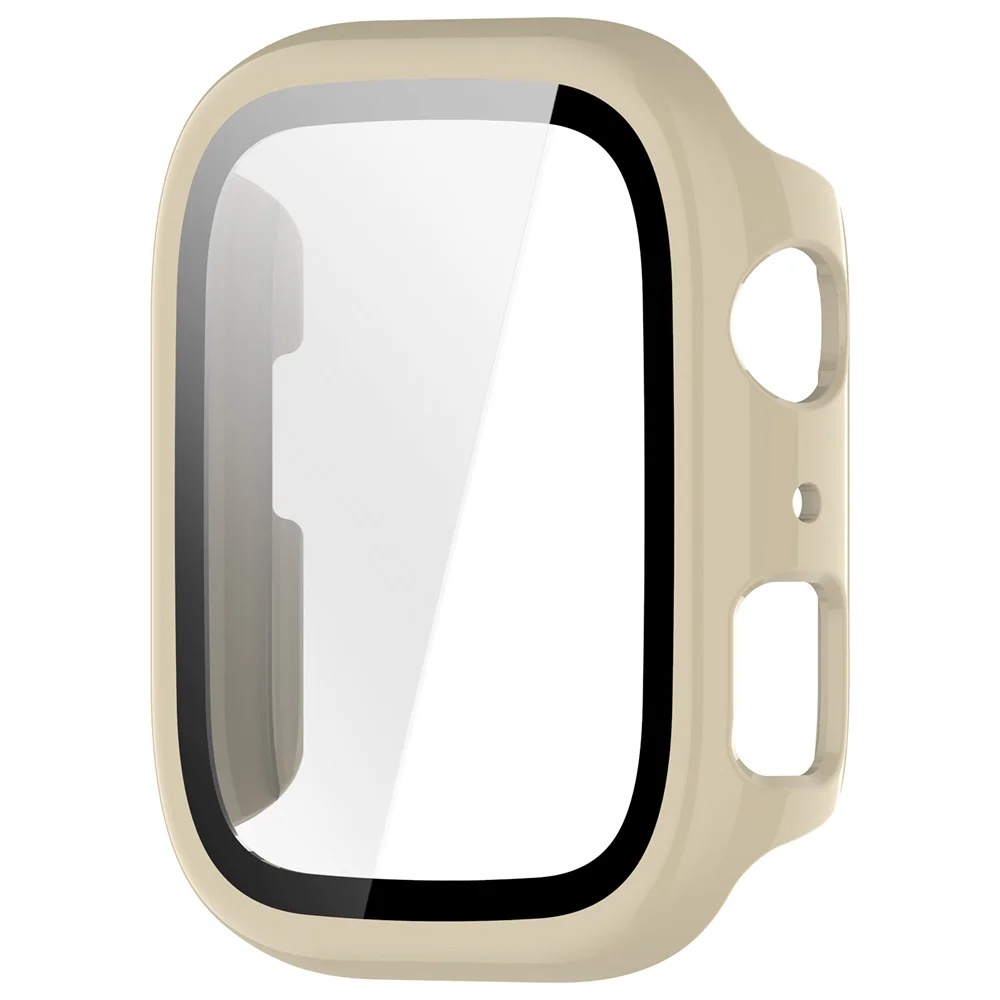 Protective Hard PC Watch Case with Glass Film