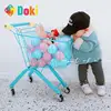 DokiToy Children's Shopping Cart Baby Supermarket Small Iron Cart Mini Play House Net Red Photography Props Gift Trolley 2023 3