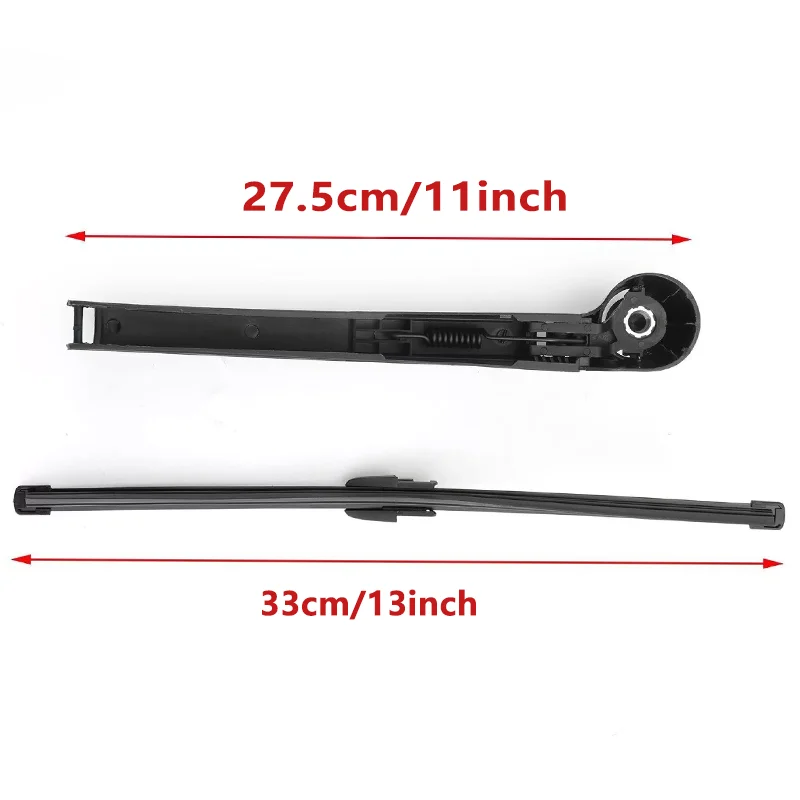 Wiper 13" Rear Wiper Blade & Arm Set Kit For Seat Altea XL Altea 4 Freetrack 2004-2015 2005 Windshield Windscreen Rear Window 2