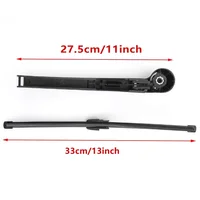 Wiper 13" Rear Wiper Blade & Arm Set Kit For Seat Altea XL Altea 4 Freetrack 2004-2015 2005 Windshield Windscreen Rear Window 2