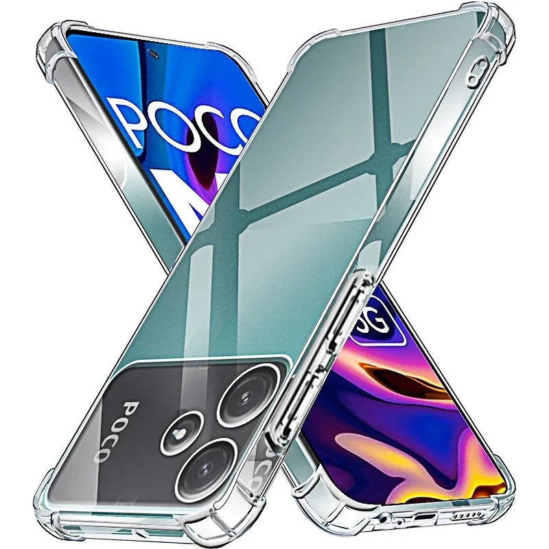 Transparent Silicone Phone Case – Durable TPU Back Cover