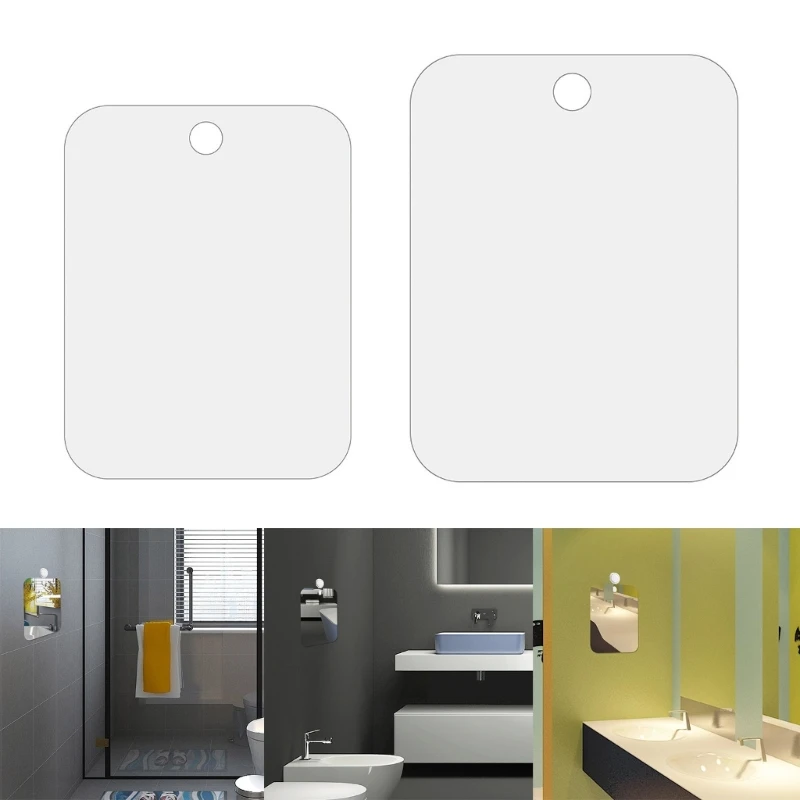Acrylic Shower Mirror for Man Shave Shaving Mirror Bathroom Hangable makeup mirror acrylic mirrors wall mirrors