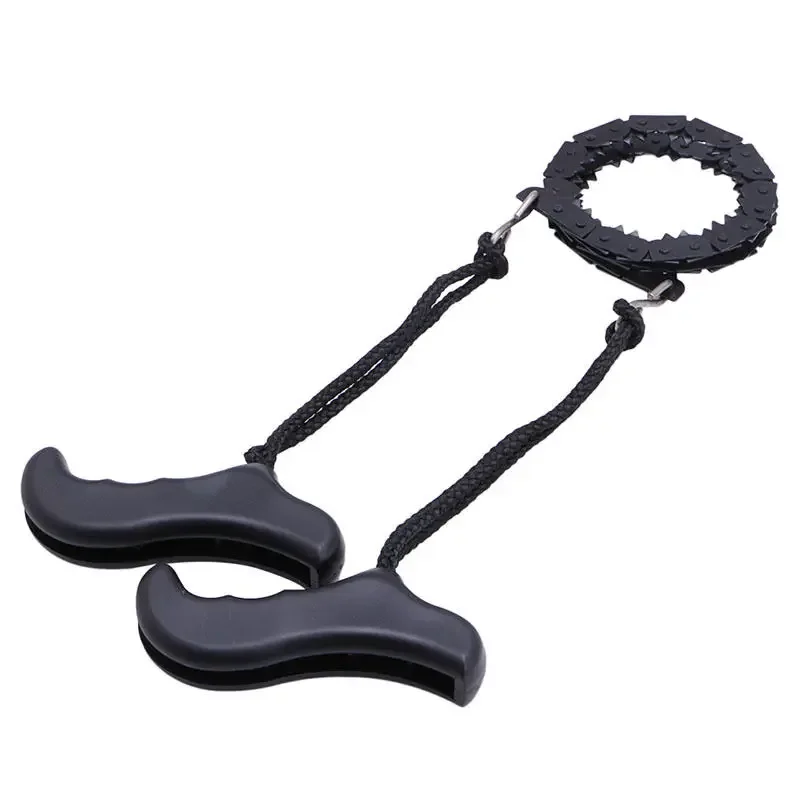 Woodworking Pocket Hand Chainsaw Heavy Duty Manganese Survival Outdoor