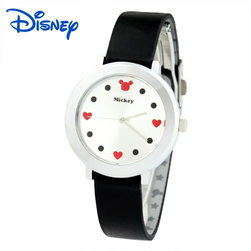 Disney Mickey Mouse Women Quartz Wristwatch Genuine Watch for Women Luxury Girls Birthday Gifts Simple Fashion Women Watches