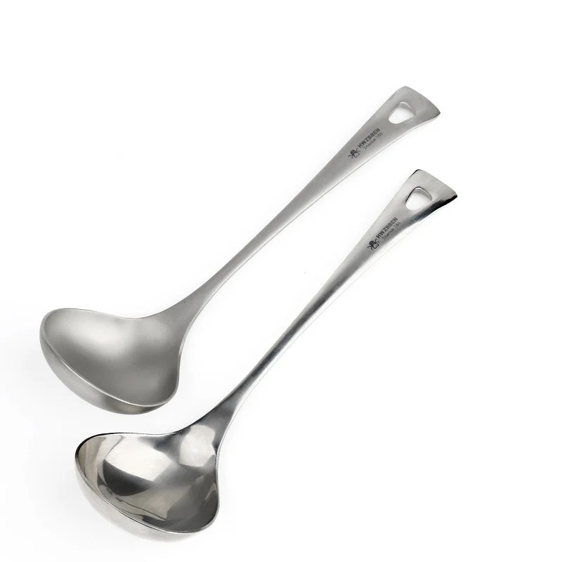 Портативная ложка из чистого титана, столовые приборы для кемпинга на открытом воздухе, ложка для риса, столовая ложка с большой головкой