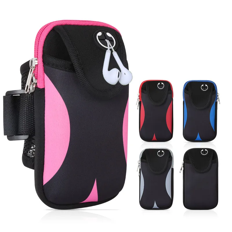Enhanced Sports Armband: Durable Diving Material Wrist Holder