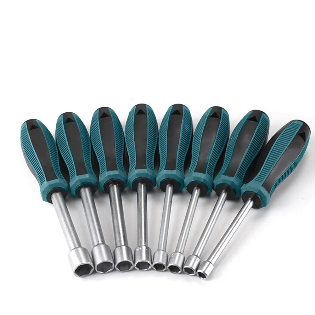 

3-6mm Metal Screwdriver Hex Key Socket Screwdriver Socket Screwdriver Hand Tool Hanging Hole Durable Practical Handle