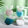 Ultrasonic wireless toothbrush, 360-degree portable teeth whitening lamp, silicone adult automatic electric toothbrush