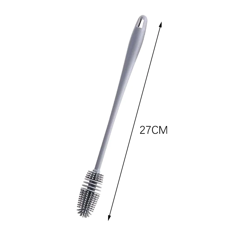 1PC Silicone Cup Brush Scrubber Glass Cleaner Kitchen Cleaning Tool Long Handle Drink Wineglass Bottle Glass Cup Cleaning Brush cleaning brush bottle cleaning brush bottle brush cleaning brush set