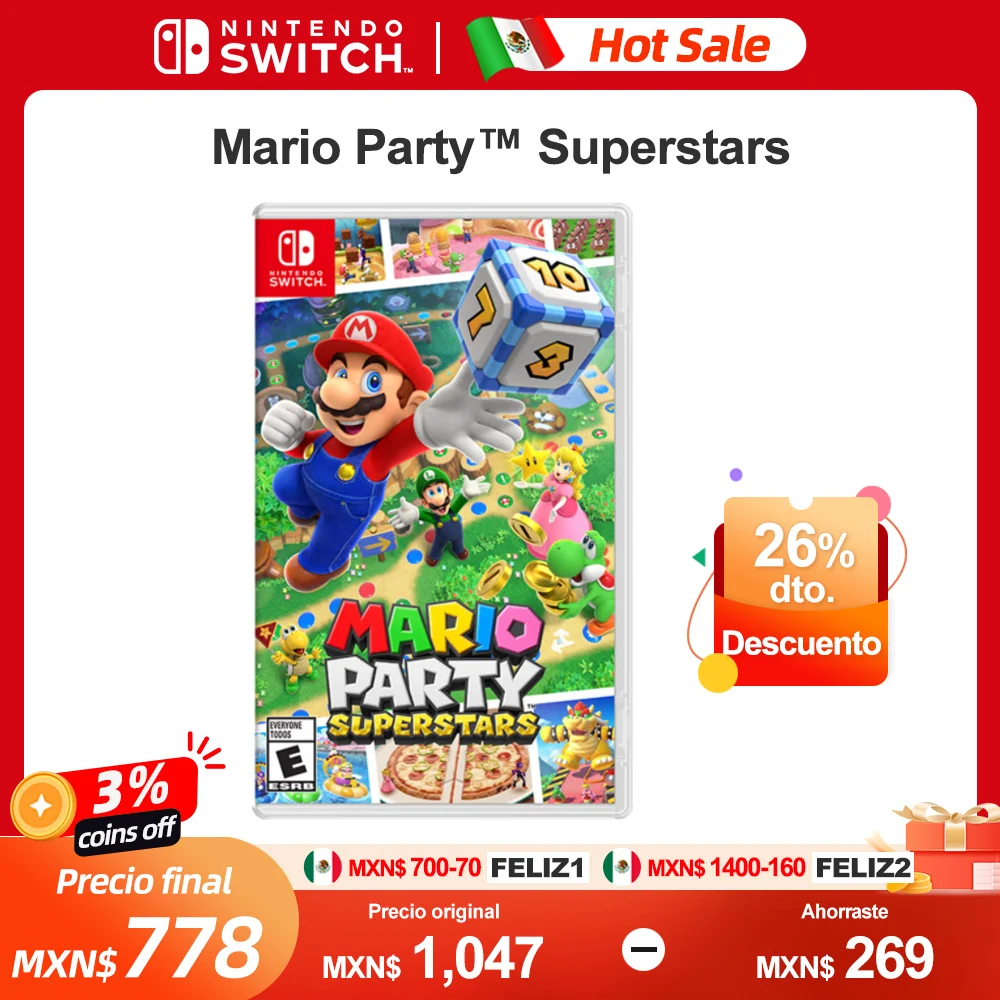 mario-party-superstars-nintendo-switch-jogos-100-original-oficial-jogo-fisico-cartao-festa-genero-para-switch-oled-lite