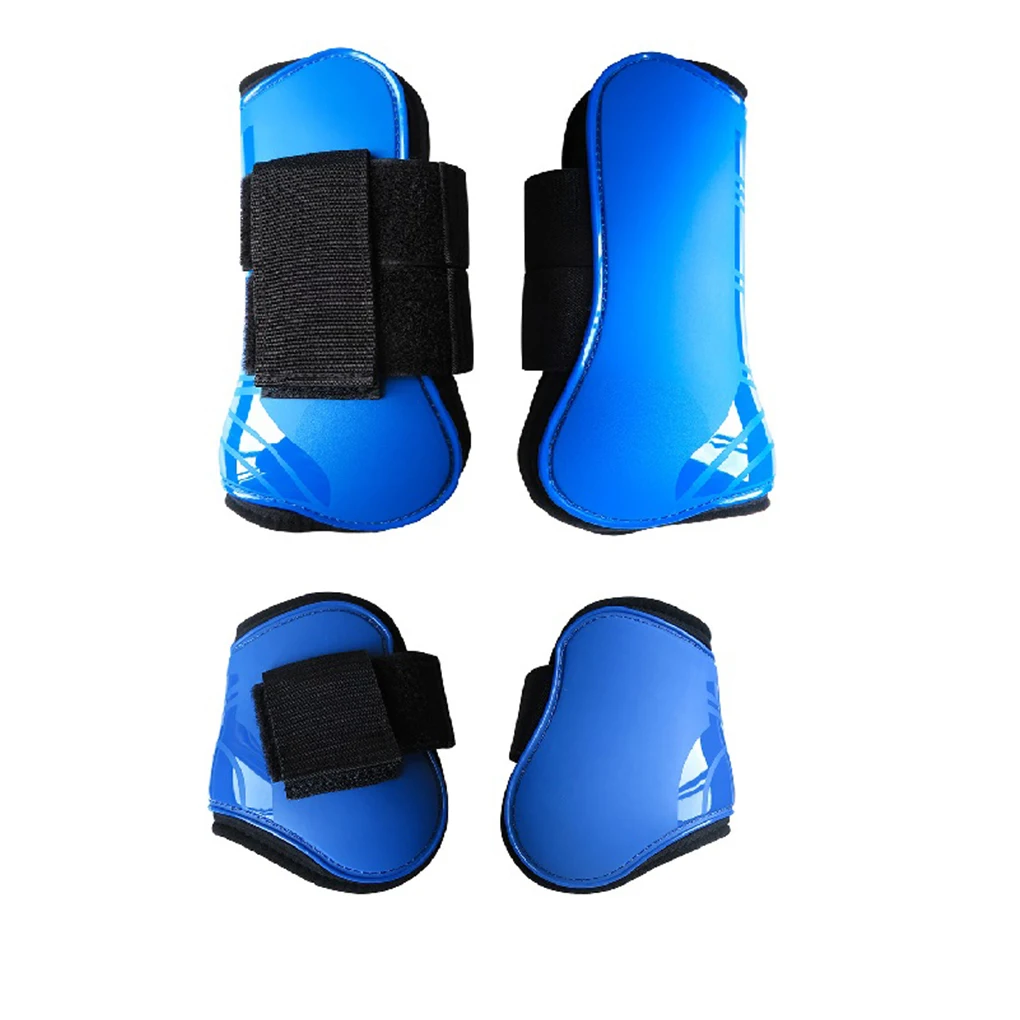 2 pairs Ultral-light Horse Tendon Fetlock Boots Front Hind Leg Protection Gears Horse Shin  Leggings Guards Equestrian Equipment 4