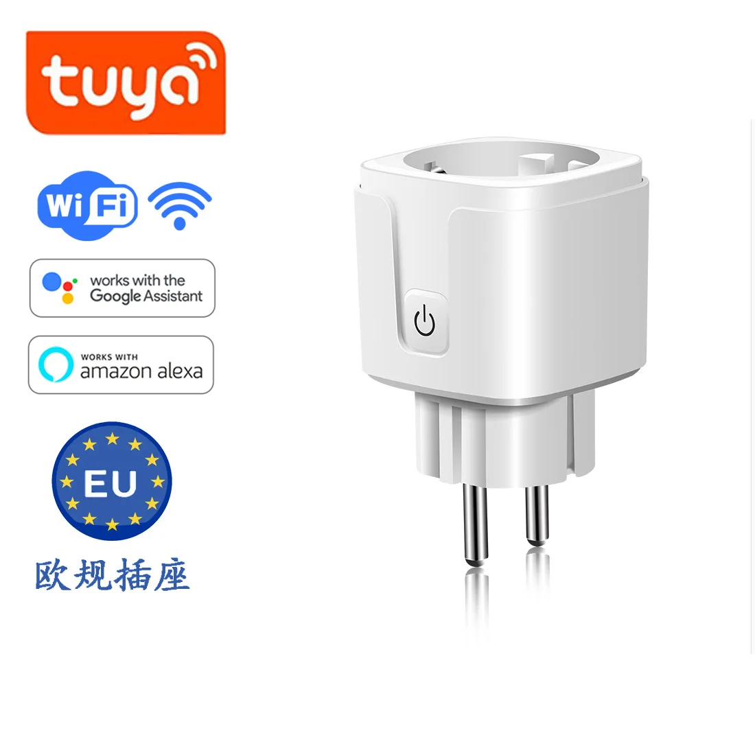 

Smart Life EU Plug US Plug UK Plug For Tuya Smart Home Automation Timing Power Monitor Smart Socket Support Google Home Alexa