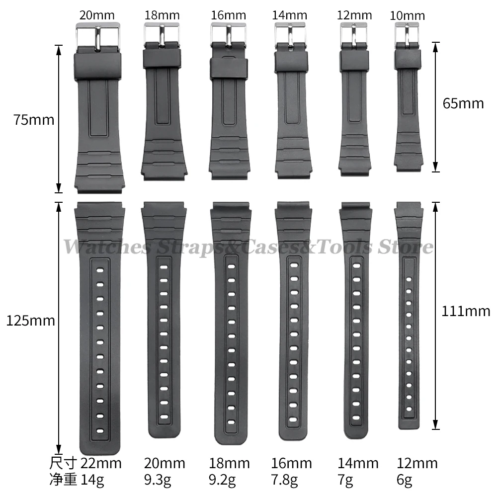 Versatile Silicone Watch Strap with PU Resin Design
