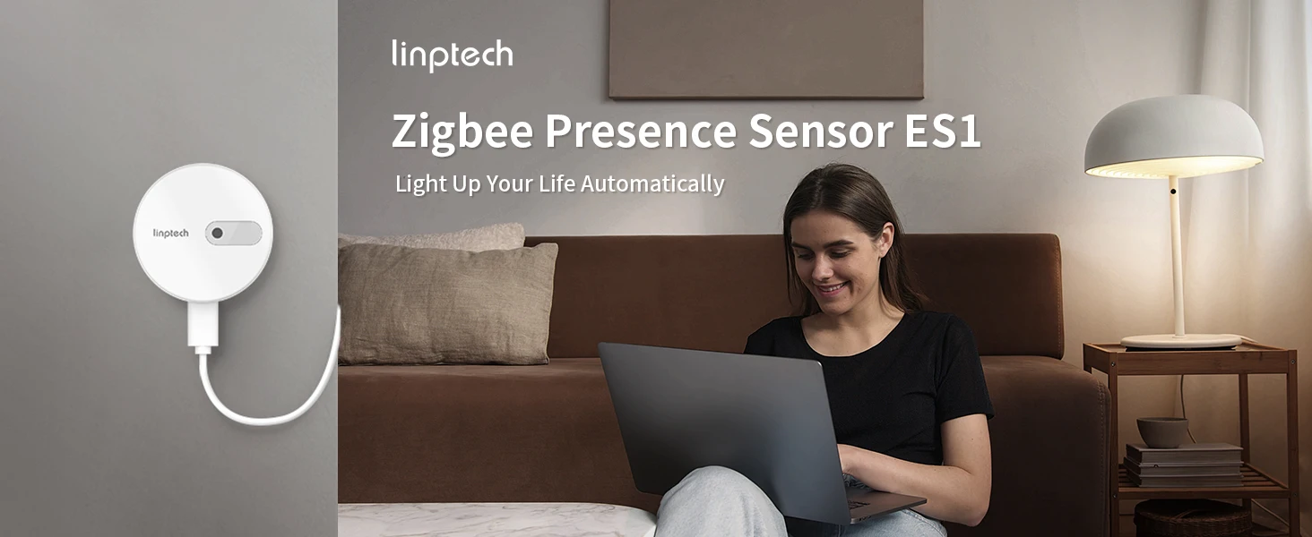 Linptech Human Body Presence Sensor ES1 Zigbee/Wifi Communication Millimeter Wav