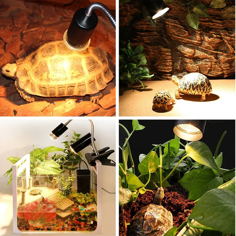 Tortoise Lizard Basking Lamp 25W 50W 75W Pet Heating E27 Bulb