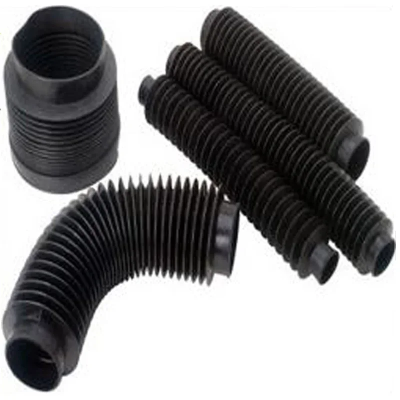 1PCRubberCorrugatedSleeveFlexibleMouldedBellowsRubberNitrileOilResistantDustCover