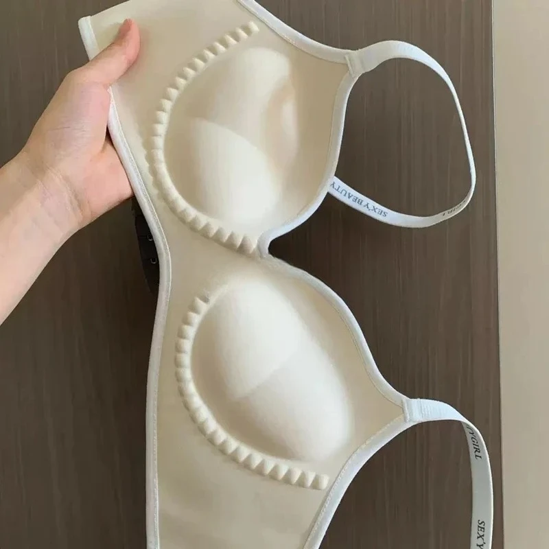 Wireless Push Up Bra for Small Chest A-C Cup Seamless 3D Pads Anti-Sagging Bralette No Trace Underwear 6