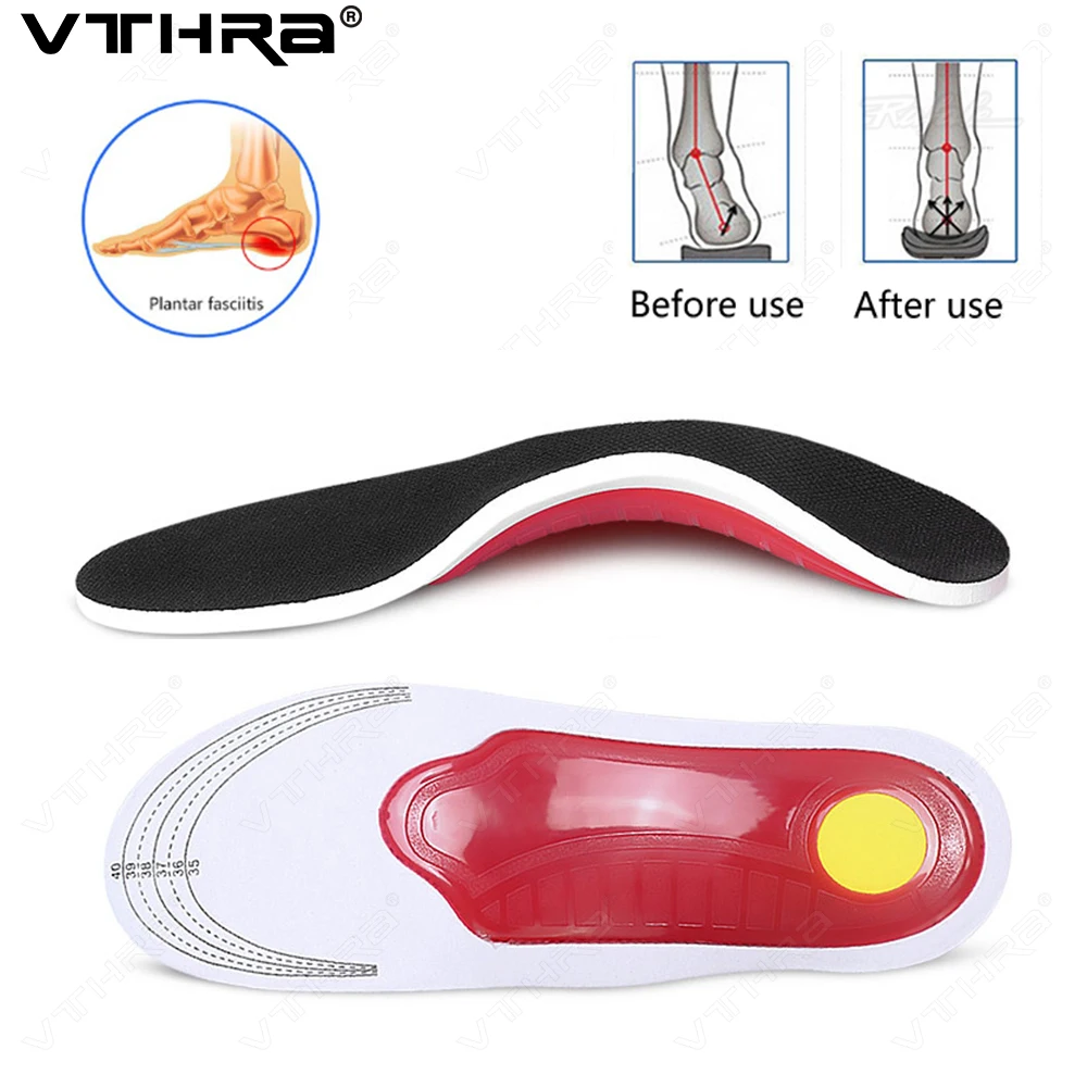 Arch Support Insole for Flat Feet Men Women EVA Orthopedic Shoe Pad OX