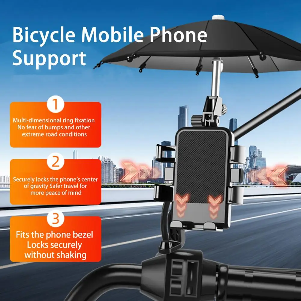 Scooter Phone Clip  Useful Adjustable Height Sunscreen  Rider Motorcycle Navigation Frame Motorcycle Accessories