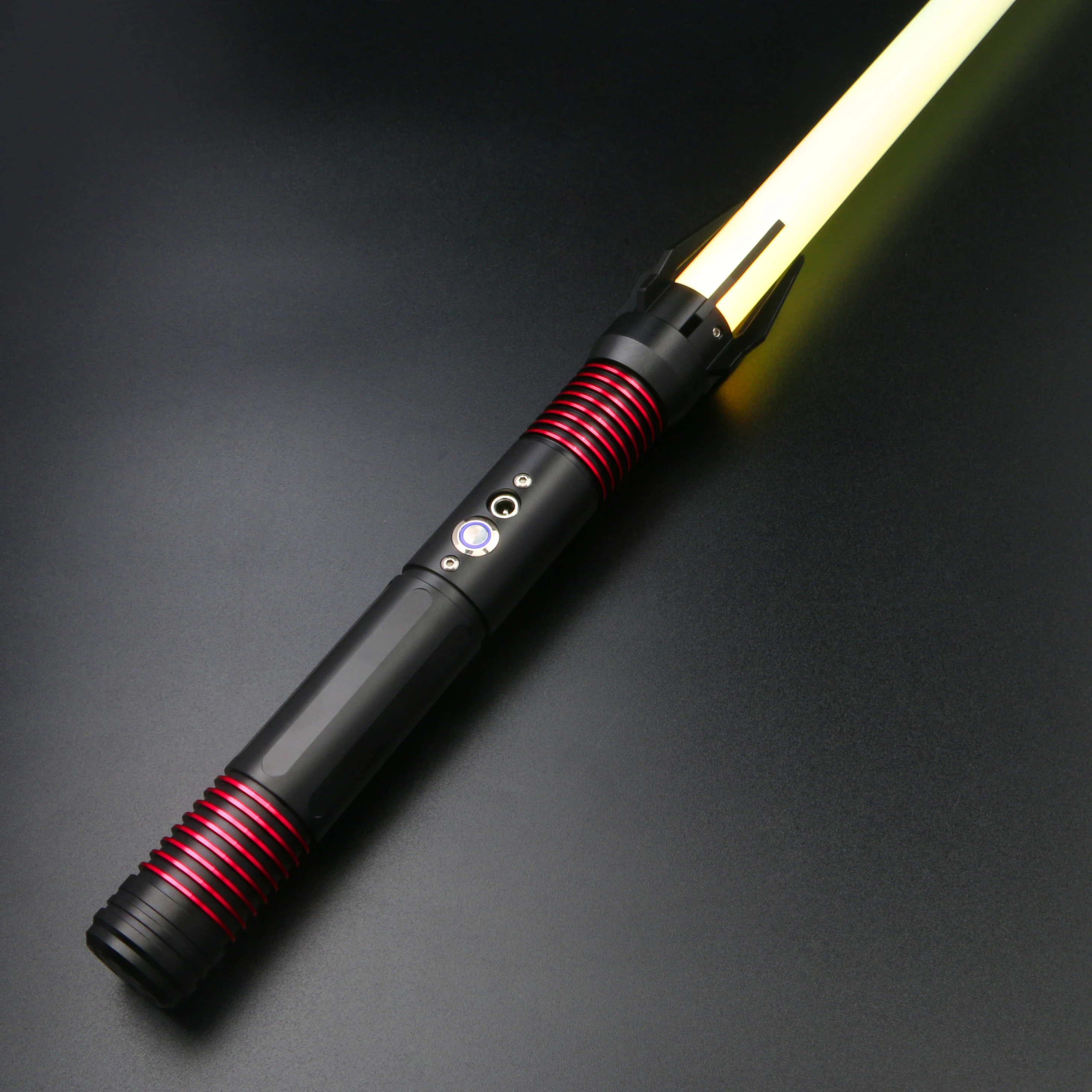TXQSABER F-Talon-001 Smooth Swing Lightsaber With Metal Hilt 1 inch Heavy Dueling Blade 10 Sets of Soundfonts Blaster and Strobe