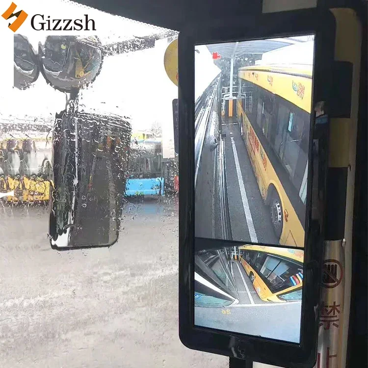 12.3inch electronic rearview mirror monitor truck bus side mirror blind spot monitoring camera system