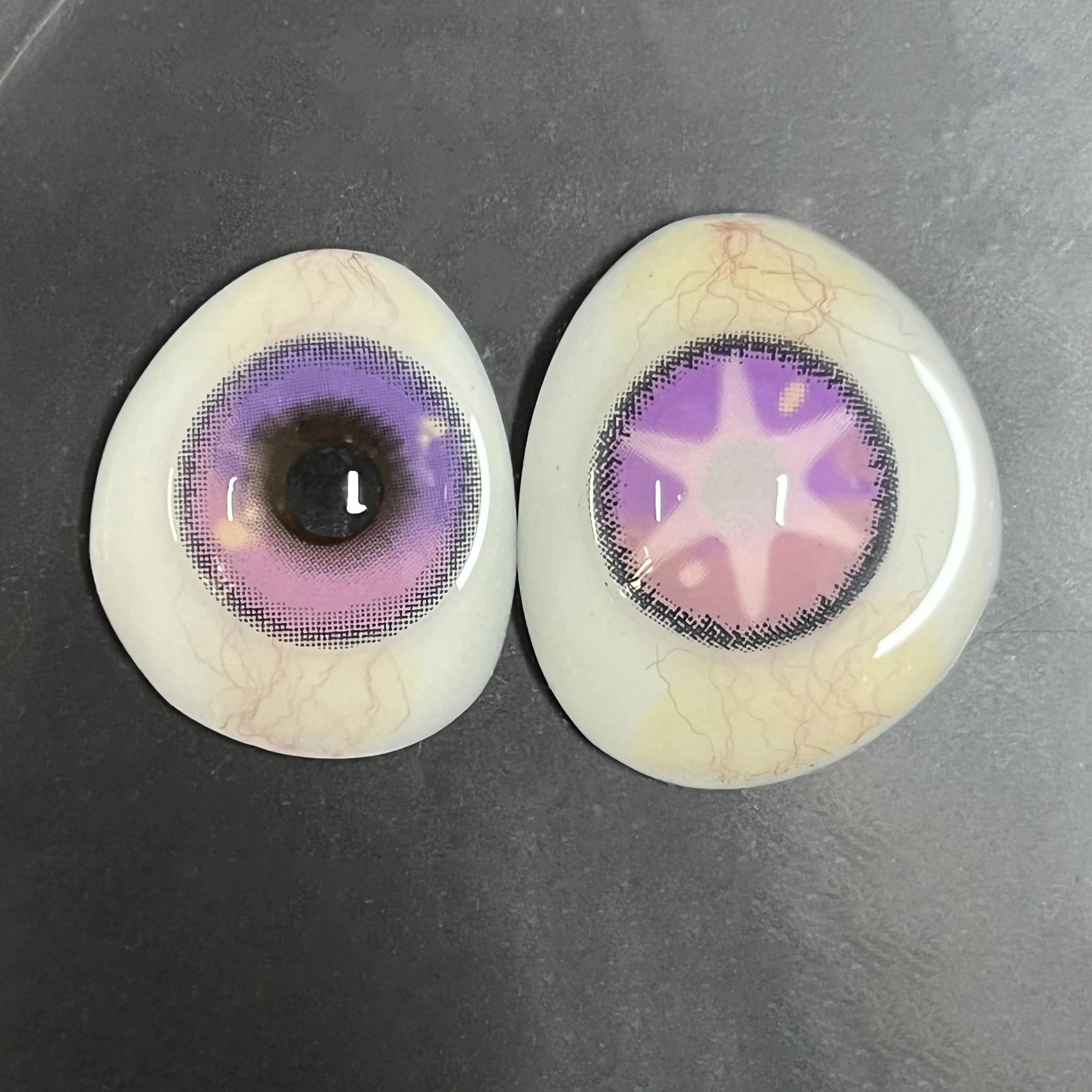Vibrant Anime Cosplay Color Contact Lenses - Halloween Edition (1 Pair)