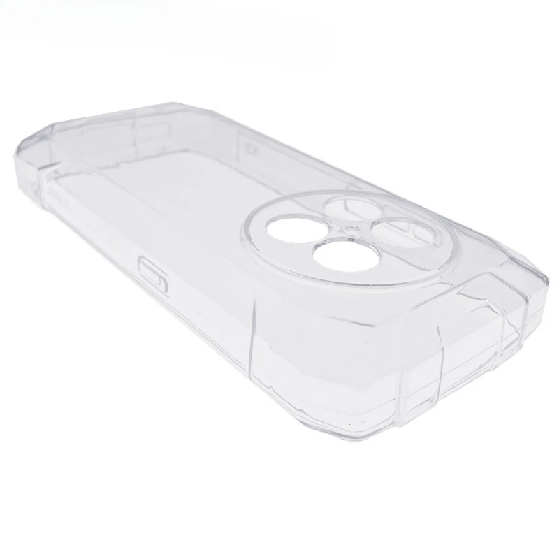 Transparent Black Soft TPU Protective Phone Case - Blackview Rock 2 Series