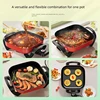 Electric Hot Pot Household Multi-functional Electric Cooking Pot Large Capacity Electric Hot Pot Barbecue Cooking Cooking 5