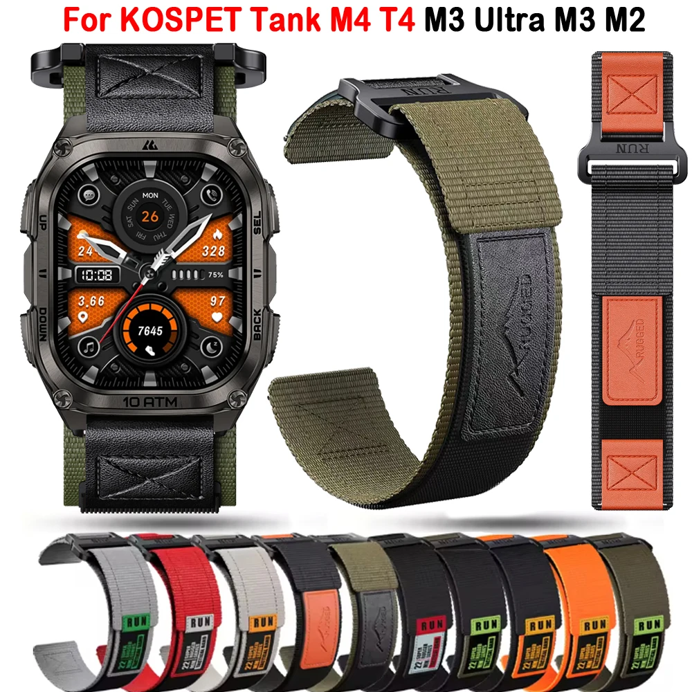 Sports Nylon Strap Bracelet for Smartwatches - 22MM Watchband
