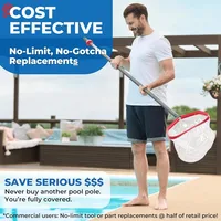 Pool Pole  Multi-USE   Premium, Pool Poles for Cleaning - Just Search for Pool Pole Telescopic 16ft Heavy Duty 2