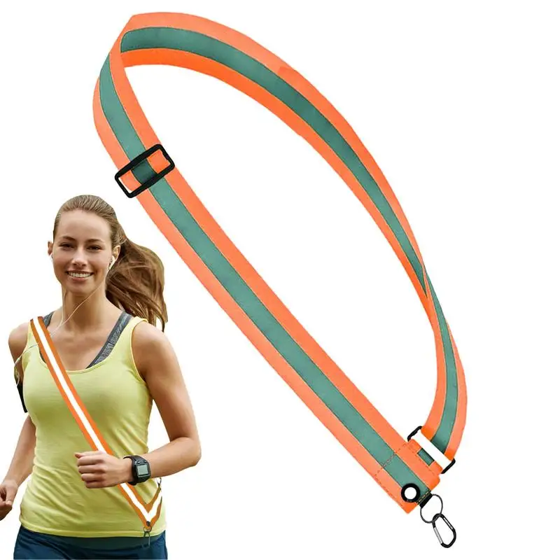 

Reflective Sash For Walking At Night High Visibility Reflective Gear For Walking At Night Adjustable Reflective Gear Flexible