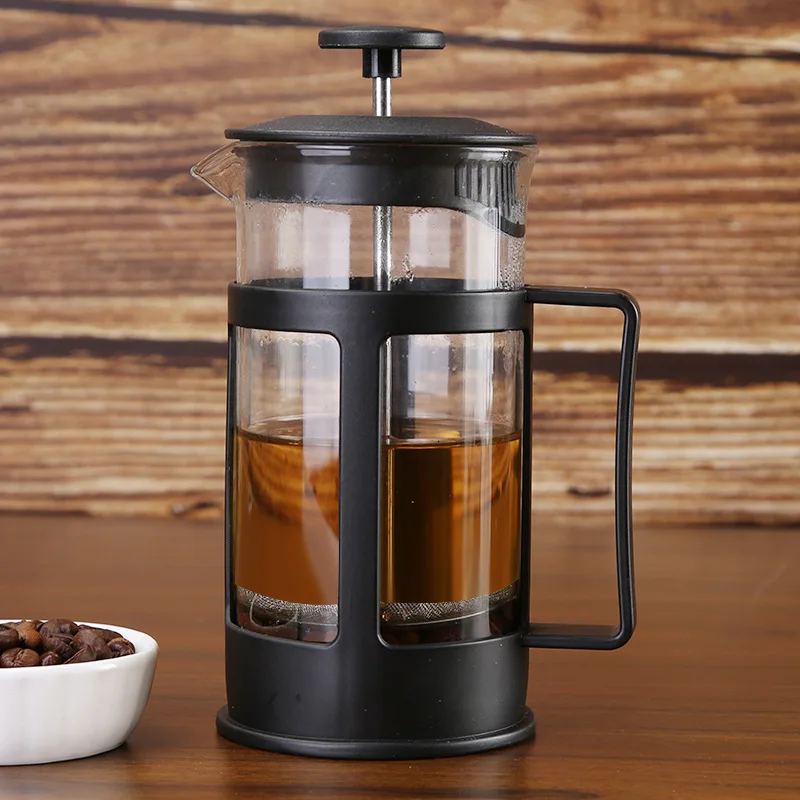 Glass Coffee Pot, Borosilicate Glass French Press Double Wall