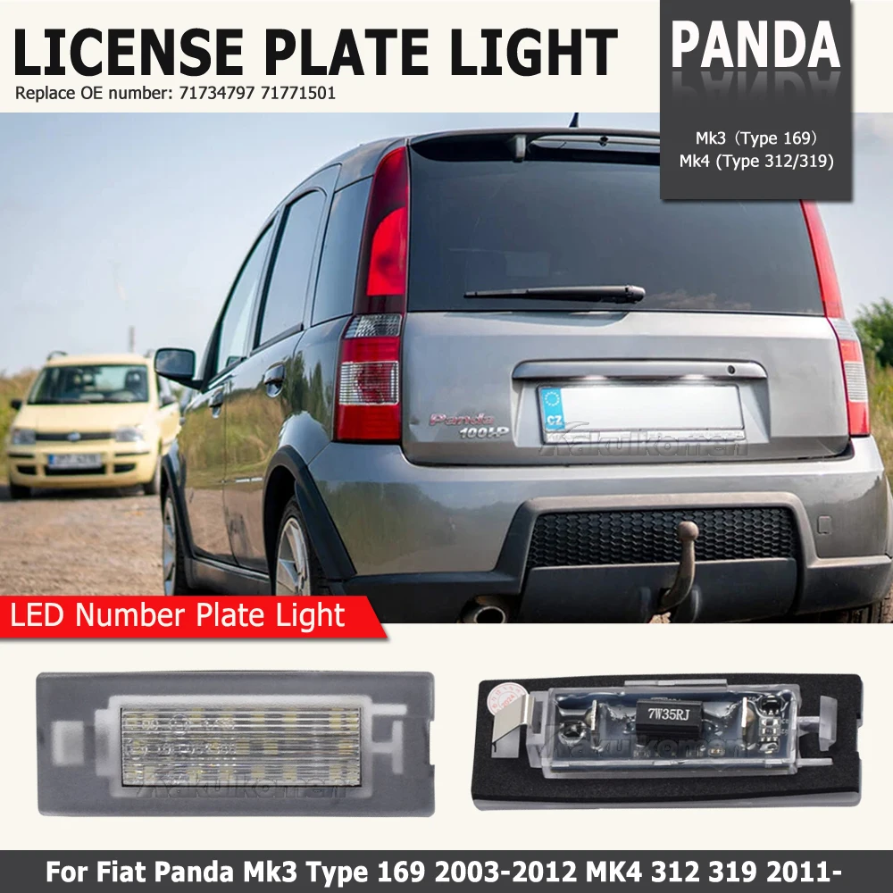 Jeffergarden Rücklicht-Kabelbaumstecker 51277277 Ersatz für FIAT Panda zweite Generation Mk3 169