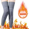 Cold-proof Warm Knee Pads Windproof Elastic Thick Knee Protector with Straps Wraps Leg Thermal Leg Warmers Old Cold Legs 4