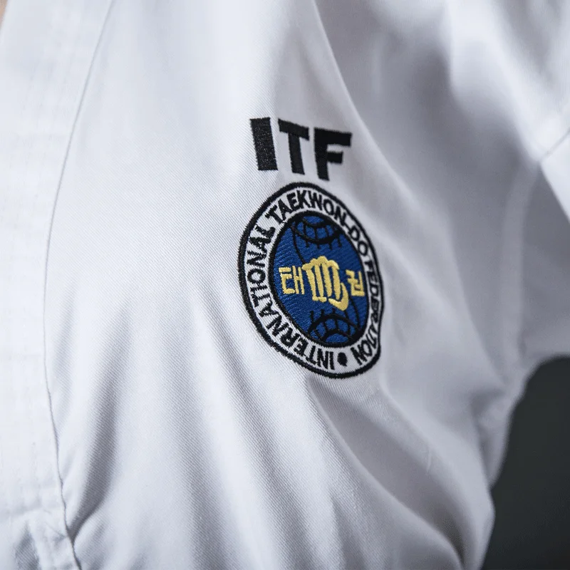 ITF Approve Taekwondo Student Doboks Suit Martial Arts Taekwondo Clothes Long Sleeve uniform