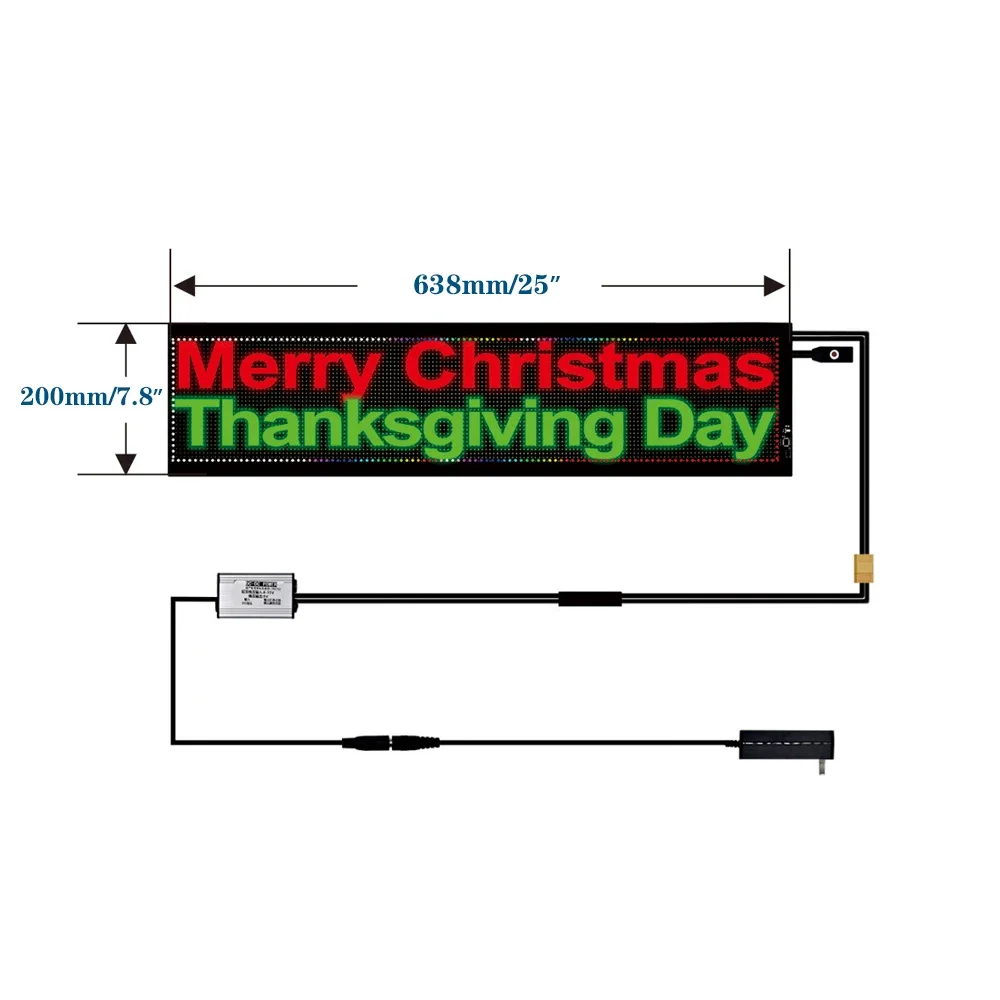 Tielux LED Atrix Panel Bluetooth APP Control USB 5V Flexible LED Screen Scrolling Text Pattern Aniation LED Sign Display - EL Sticker, Luinous Car Sticker - View #3