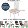 Dining Room Chair Seat Covers Removable Washable Elastic Cushion Covers For Upholstered Dining Chair 3