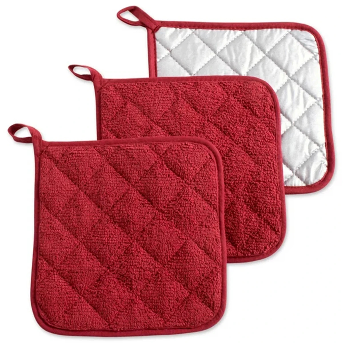 Cotton Pot Holders Oven Mitts for Kitchen Cooking Baking BBQ