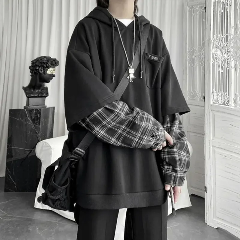 ตัวเลือกสินค้า เสื้อฮู้ด Y2K ลายสก๊อต แฟชั่นวัยรุ่น