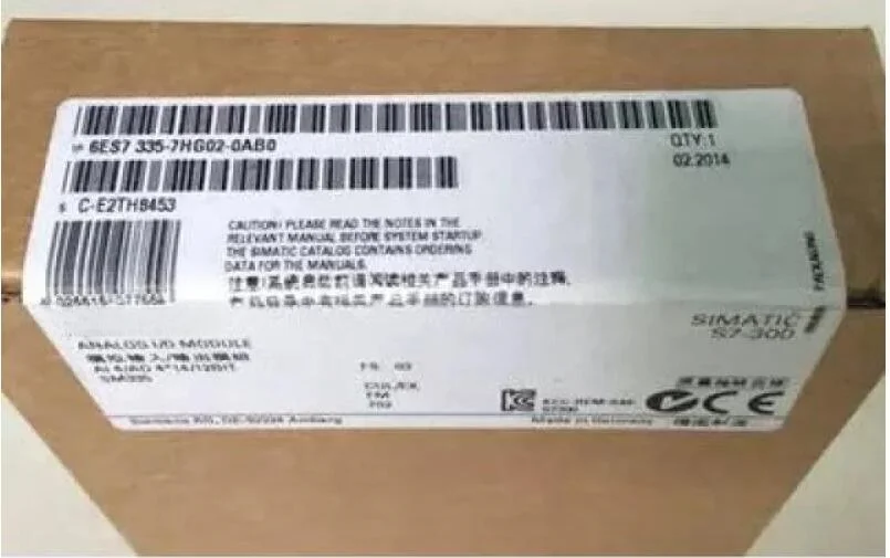 

Новый и оригинальный 6ES7335-7HG02-0AB0